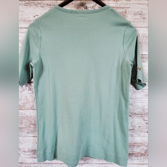 Duluth Trading Co. Longtail T Garden Logo Elbow Sleeve Shirt - Picture 3 of 10